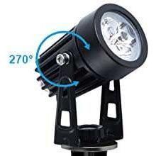 3 x LED Spotlights Powered Solar Garden Lights Outdoor Waterproof (Warm White) - Magdasmall