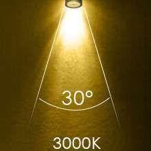 3 x LED Spotlights Powered Solar Garden Lights Outdoor Waterproof (Warm White) - Magdasmall