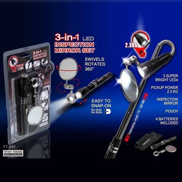 3in1 Inspection Mirror Set - Magdasmall