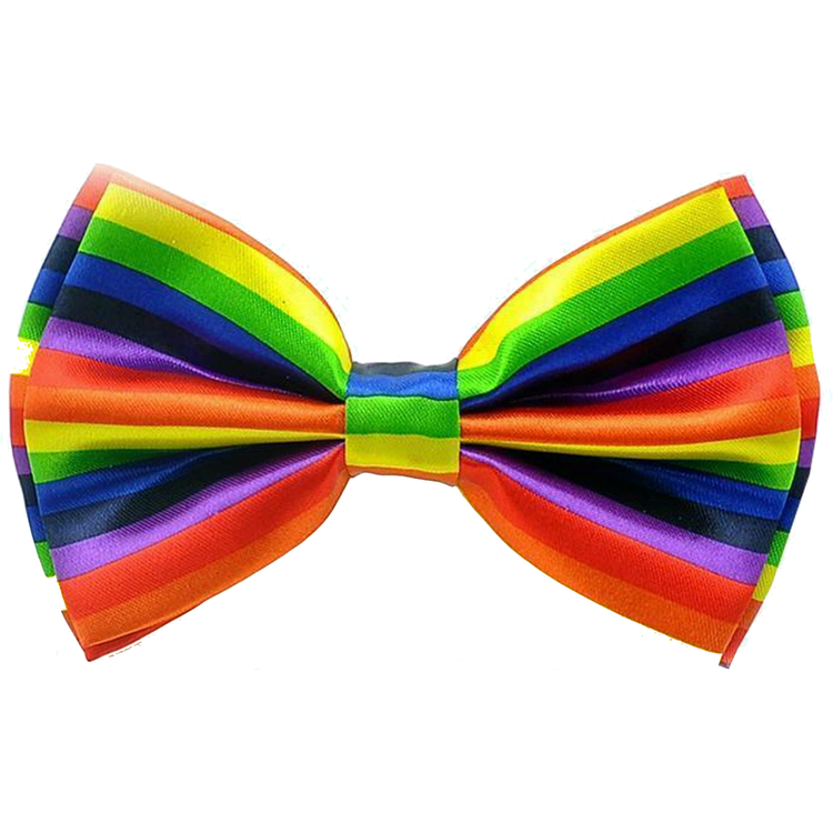 3pcs Set LGBT Rainbow Stripe Tie + Scarf + Wristbands Gay Pride Lesbian Party - Magdasmall