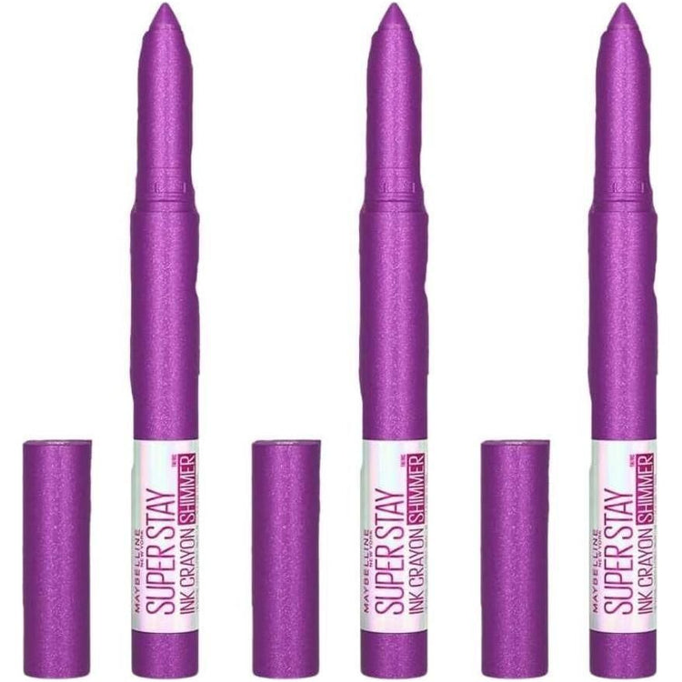 3x Maybelline New York Superstay Ink Longwear Crayon Lipstick - Throw a Party 170 - Magdasmall
