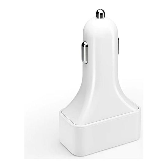 4-Port Car Charger (2 Ports PD + 2 Ports QC3.0 ) White - Magdasmall