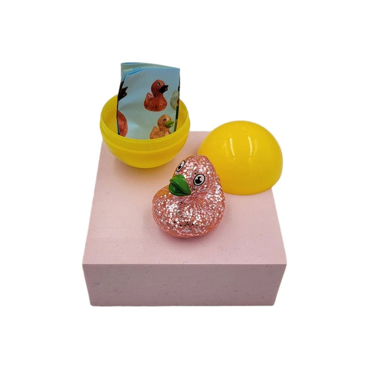 40X Kenisy Sparkling Glitter Duck Capsules 50mm Collectible Gacha in Display Box - Magdasmall