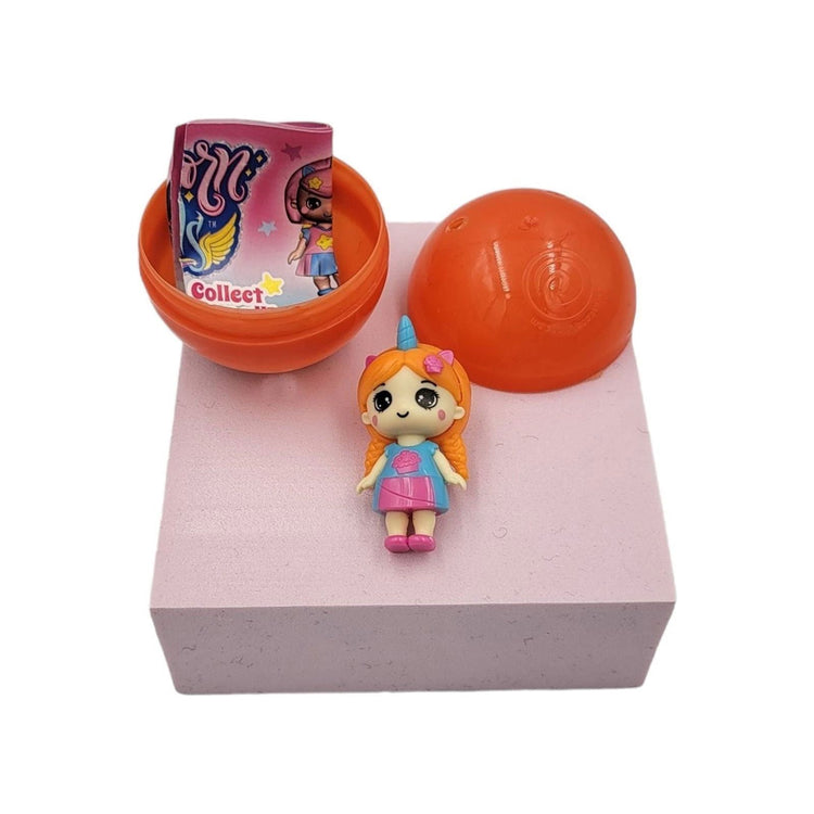 40X Kenisy Unicorn Dolls Toy Capsules 50mm Collectible Gacha in Display Box - Magdasmall