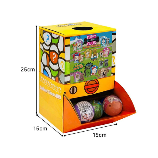 40X Puppy Club Gold Edition Dog Toy Capsule 50mm Collectible Gacha w Display Box - Magdasmall