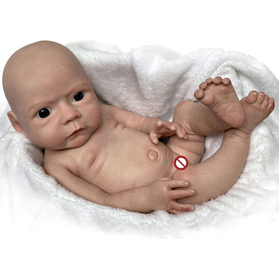 45cm Painted 2.7Kg Full Body Soft Silicone Baby Reborn Doll Handmade - Magdasmall