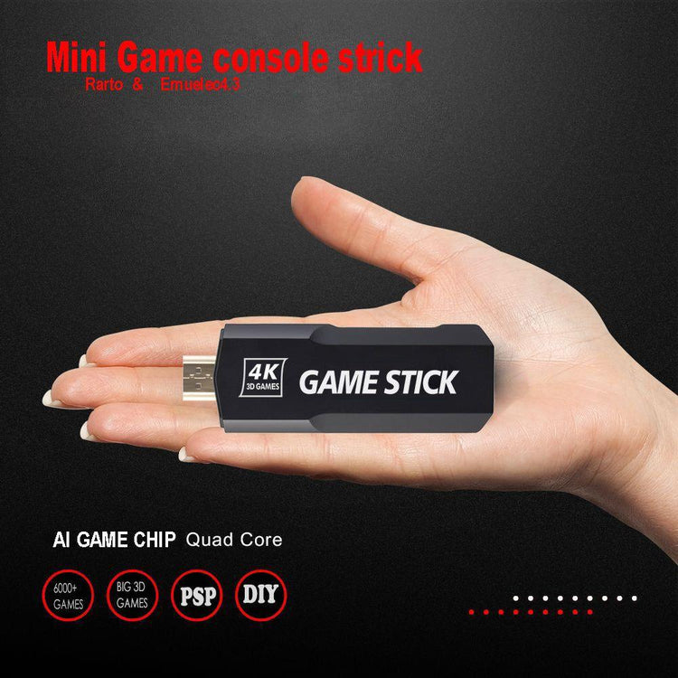 4K 3D Wireless Retro Game Console - 30,000+ Games with Dual Controllers, Supports PSP/PS1/N64 & 28+ Emulators - Magdasmall