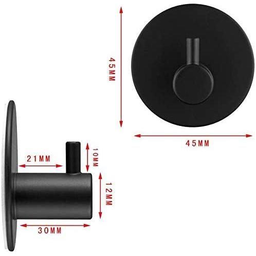 4 Pack Stainless Steel self-Adhesive Wall Hook for Bathroom and Kitchen - Magdasmall