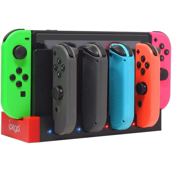 4 in1 Charger Station Stand for Nintendo Switch Joy-con with LED Indication - Magdasmall