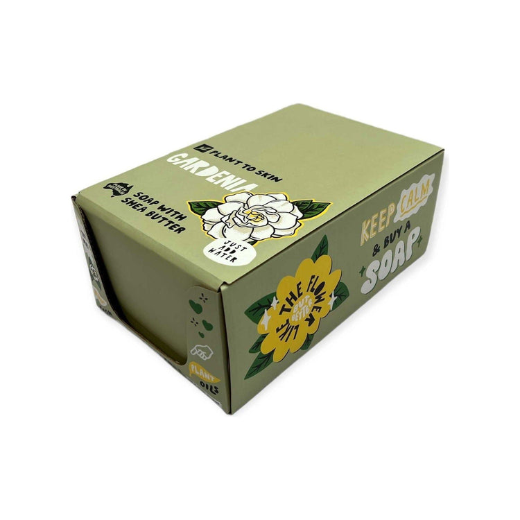 4x 100g Plant Oil Soap Gardenia Scented - Pure Natural Vegetable Bar - Magdasmall