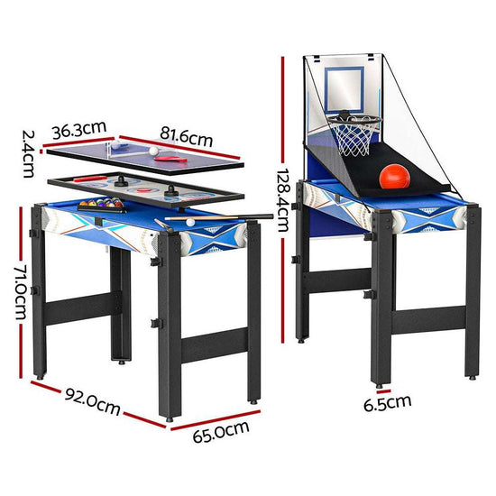 5-In-1 Games Table Air Hockey Pool Table Tennis Basketball Arcade Archery Gift