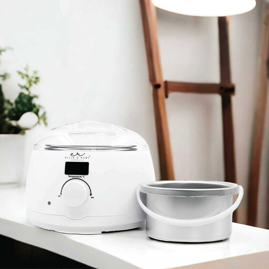 500ml Electric Wax Warmer Digital White - Hair Removal Depilatory Heater - Magdasmall