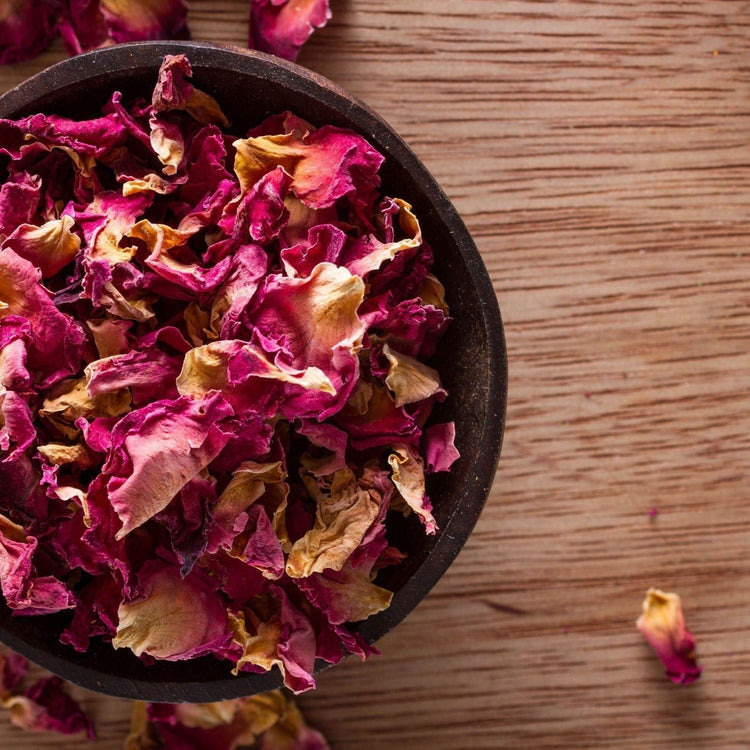 50g Organic Dried Red Rose Petals - Wedding Confetti Rosa Centifolia Flower - Magdasmall