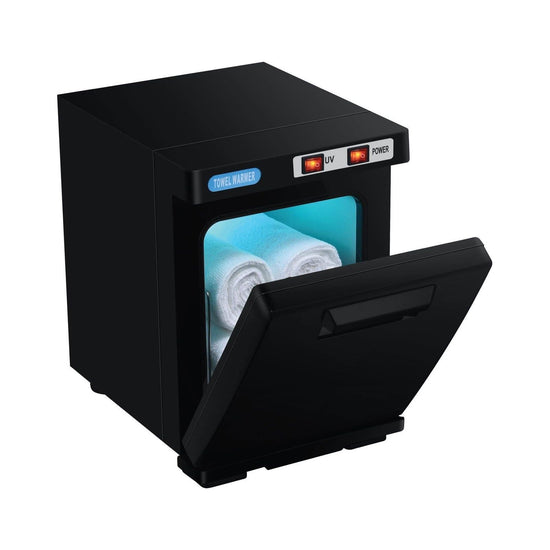 5L Black Electric Hand Towel Warmer Mini UV Steriliser Cabinet Hot Heater Sanitiser - Magdasmall