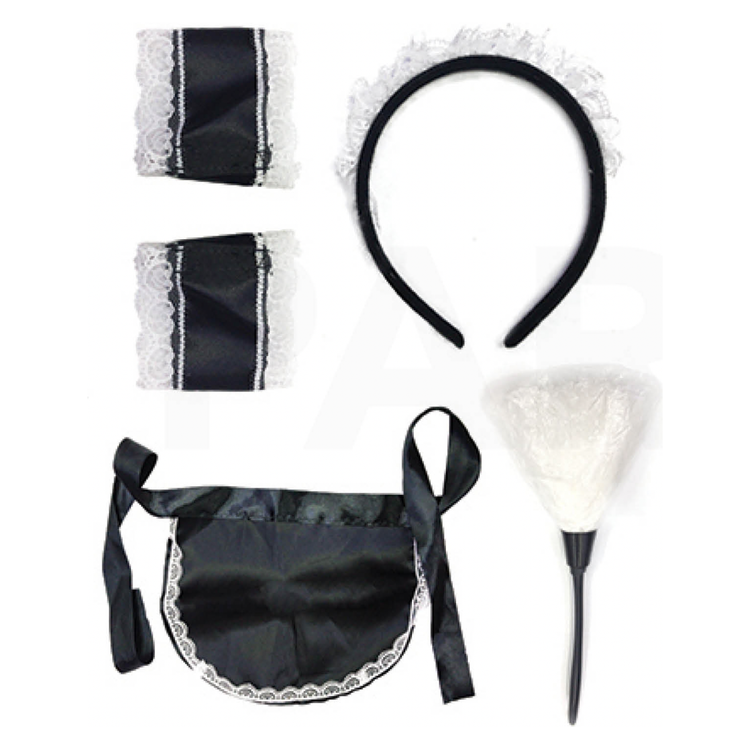 5pcs French Maid Costume Accessory Set Party Halloween Nurse - Magdasmall