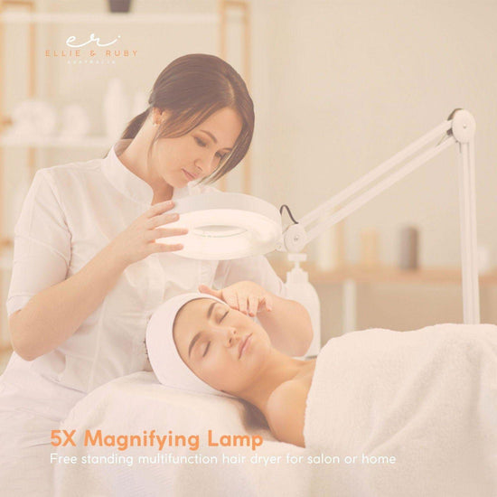 5x Magnifying Lamp Fluorescent Salon Light Glass Beauty Floor Stand Magnifier - Magdasmall
