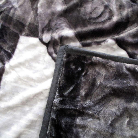 675gsm 2 Ply 3D Print Faux Mink Blanket Queen 200x240 cm Galloping Horse - Magdasmall