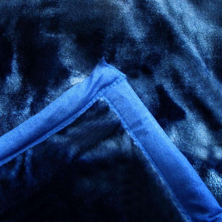 675gsm 2 Ply Solid Faux Mink Blanket Queen 200x240 cm Charcoal - Magdasmall