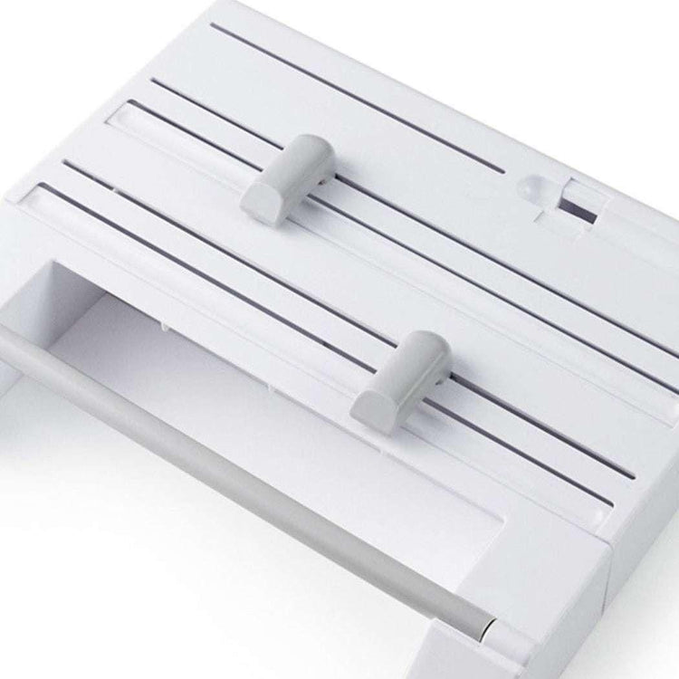 6in1 Wall Mounted Kitchen Rack Towel Holder Foil Roll Organizer Film Dispenser - Magdasmall