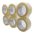 6x Clear Hotmelt Packaging Tape 48mmx75m Heavy Duty Shipping Packing Adhesive - Magdasmall
