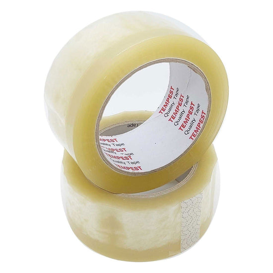 6x Clear Hotmelt Packaging Tape 48mmx75m Heavy Duty Shipping Packing Adhesive - Magdasmall