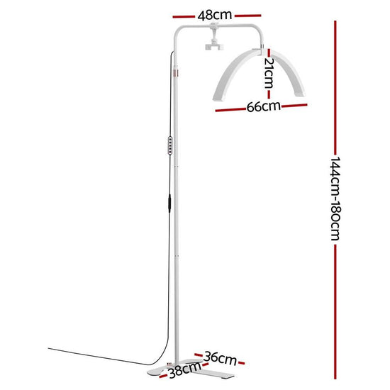 Embellir LED Beauty Light Half Moon Lamp Makeup Tattoo Eyelash Extensions Salon