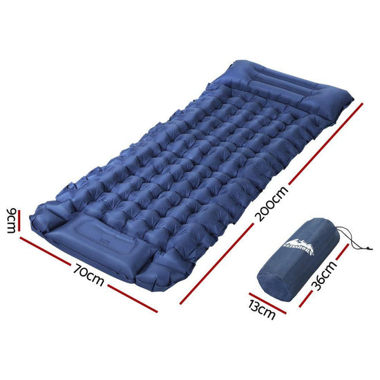 Weisshorn Self Inflating Mattress Camping Sleeping Mat Air Bed Single Pillow Bag