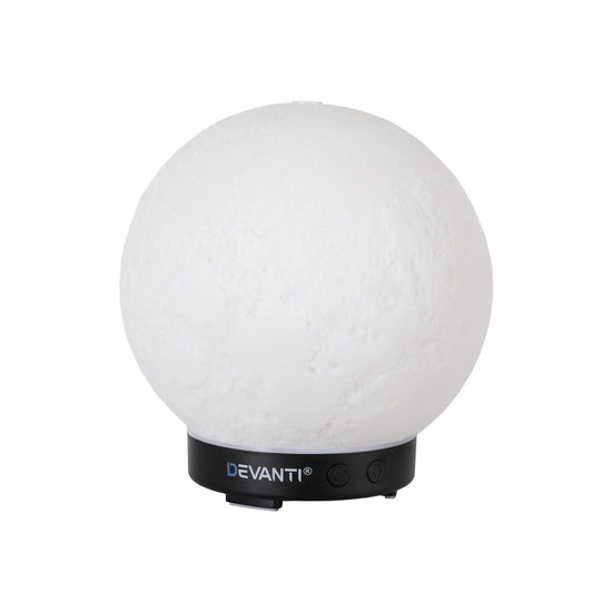 Devanti Ultrasonic Aroma Diffuser Aromatherapy Moon Lamp 100ml