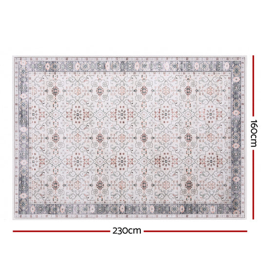 Artiss Washable Floor Rug 160X230cm Large Area Rug Modern Living Room Carpet