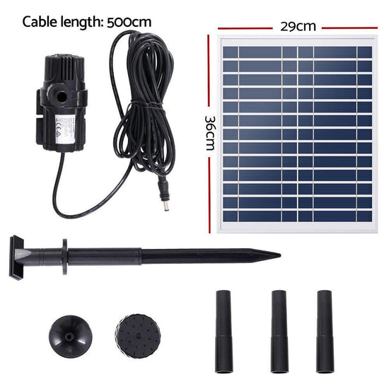 Gardeon Solar Pond Pump Submersible Water Fountain Kit 9.8FT