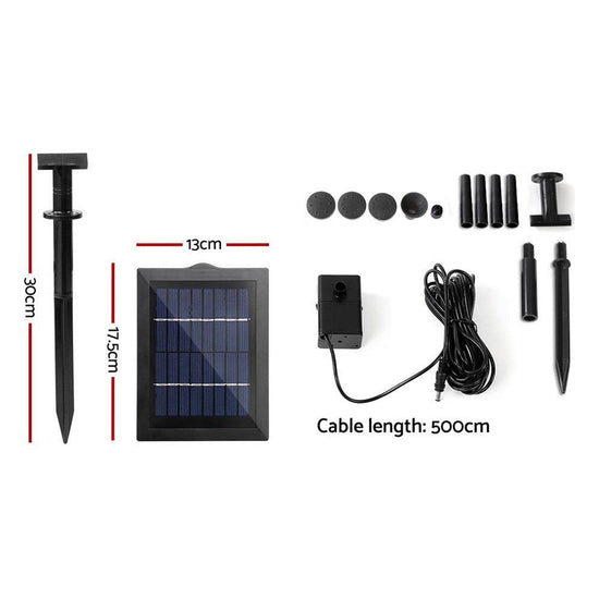 Gardeon Solar Pond Pump Submersible Water Fountain Kit 4FT