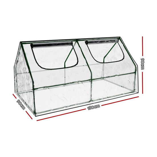 Greenfingers Greenhouse 1.8x0.9x0.9M Mini Green House Raised Garden Bed Planter Box