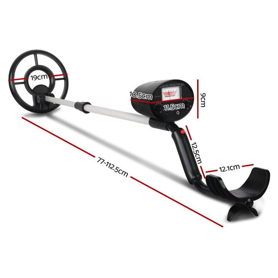 Metal Detector 180MM Deep Sensitive Waterproof Treasure Hunter Gold Digger Black