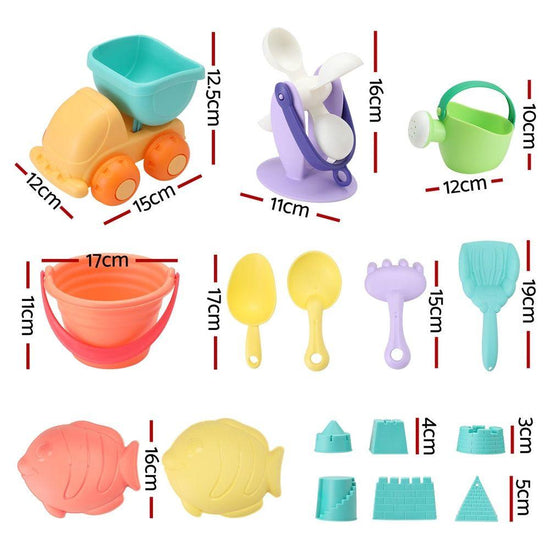 Keezi Kids Water Table Tool Kit Sand Truck Windmill Bucket Shovel Sandpit Toys