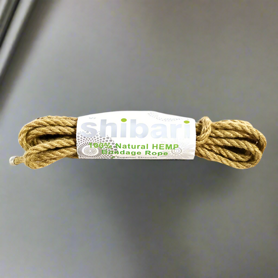 Shibari Rope 100% Natural Hemp 5M - Brown