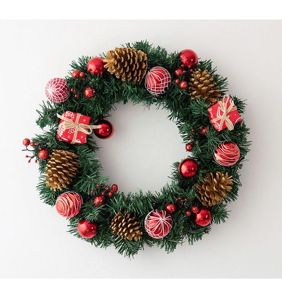 Christmas gift, Christmas wreath, door hanging