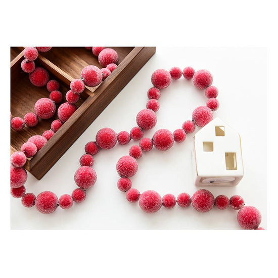 Christmas gift Christmas simulation red fruit skewer decoration string