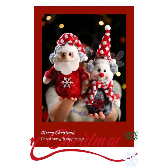 Christmas gift bag,Three-piece Apple Bag for Christmas Eve