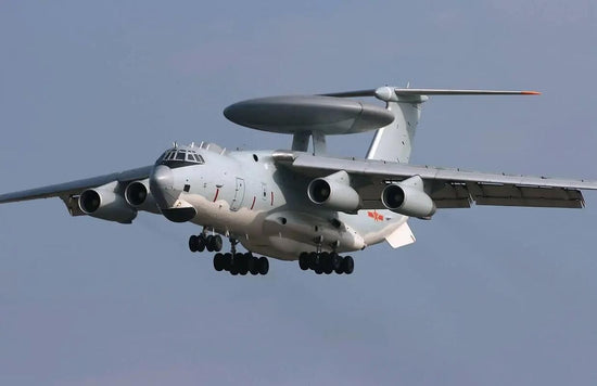 Christmas gift KJ2000 Airborne Early Warning Aircraft Building Blocks Set, 199 Pieces Military Model Kit for Kids Aged 6+ & Enthusiasts(KJ2000 early warning aircraft)