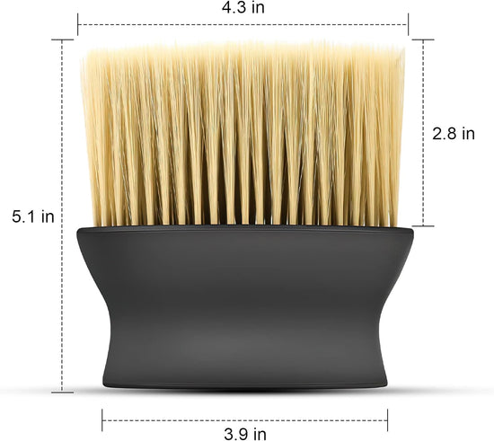 Yellow & Black Car Detailing Brush Set (2-Pack): Soft Bristle Dust Cleaners for Air Vents, Dashboard & Home Use