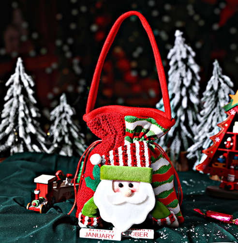 Christmas gift Festive Aussie Christmas Gift Bags: Cute Reindeer, Santa & Snowman Pouches for Xmas Treats & Gifting(Santa Claus)