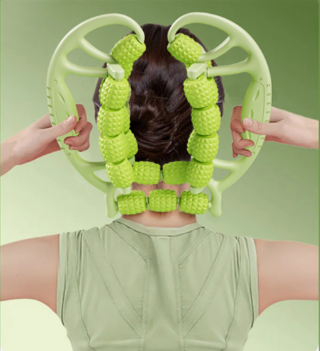 Christmas gift Muscle Relief Massage Roller: High-Density Foam Roller for Deep Tissue Relaxation, Fitness Recovery & Home Use(green)