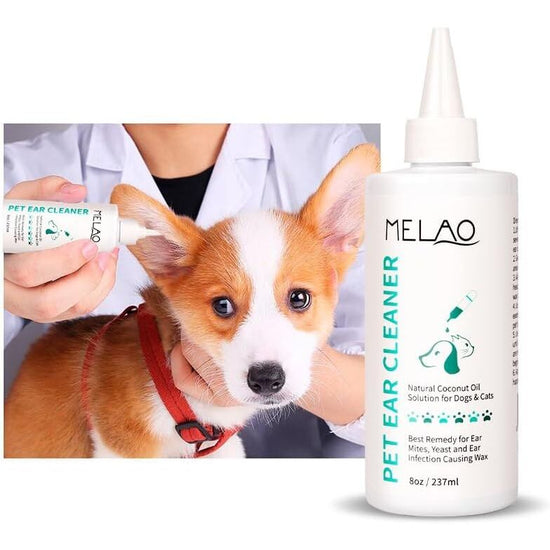 pet products Pet products Ear Cleanser for Dogs and Cats – Gentle Daily Ear Wash – Long Nozzle for Deep Ear Cleaning – Removes Wax, Odor & Moisture