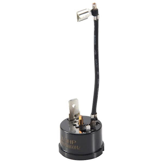 Thermal Overload Protector for Refrigerator Compressor Compatible with Hx1 1/3HP Black
