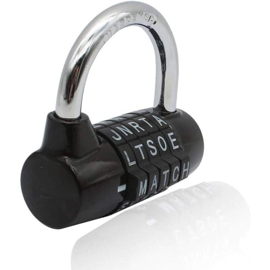 Waterproof and Rustproof 5 Letter Combination Lock for Cabinets, Schools, Businesses, and Homes