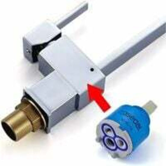 DEBUNS Ceramic Faucet Insert 35MM for Mixer Valve Replacement