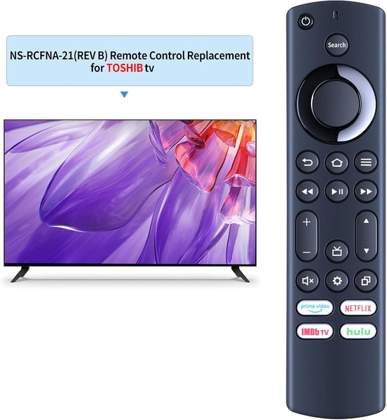 Replacement IR TV Remote Control for Insignia/Toshiba AMZ Smart TVs,Replace for NS-RCFNA-21 CT-RC1US-21 Remote