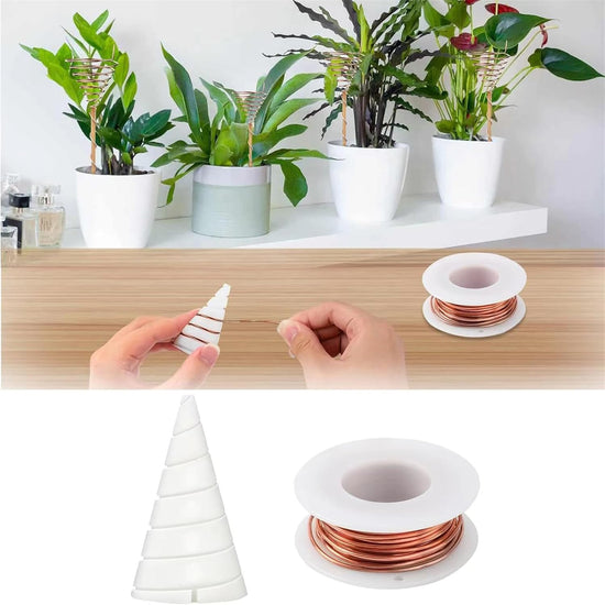 Pure Copper Wire 20m for Gardening Air Plant Stands Vegetable Growing