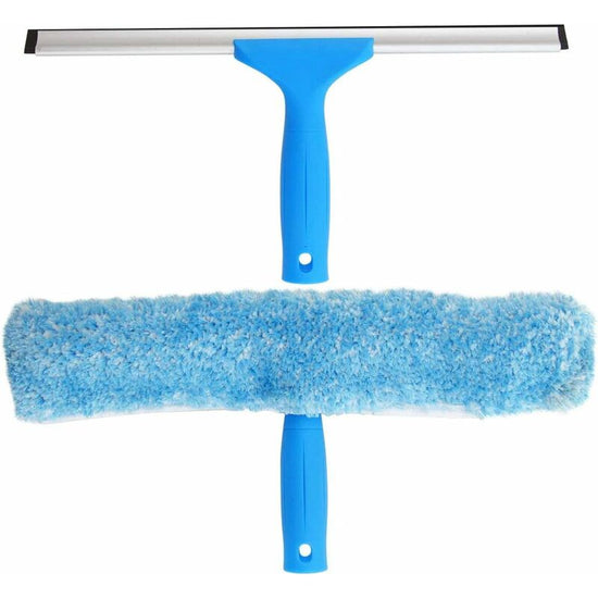 Professional Window Squeegee With Microfiber Brush, Width 30 Cm