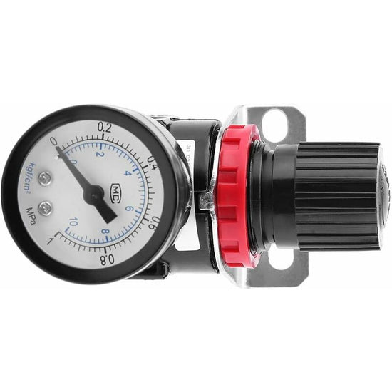 1 pcs Air Pressure Regulator Ar2000 G1/4 Pneumatic Control Compressor With Gauge